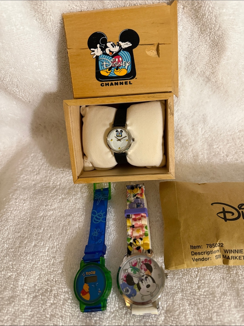 Three Disney Watches Never Worn Needs Batteries